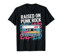 Raised on Punk Rock Vintage Design T-Shirt