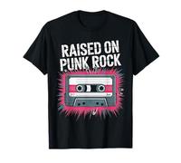 Raised on Punk Rock Vintage Design T-Shirt
