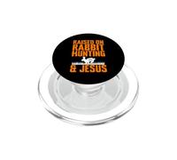 Raised On Rabbit Hunting & Jesus Christian Cottontail PopSockets PopGrip for MagSafe