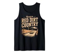 Raised on Red Dirt, Oklahoma Red Dirt Country for Men Women Tank Top