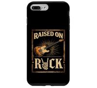 Raised On Rock Vintage Guitar Rock Bands Music Lovers Case for iPhone 7 Plus/8 Plus