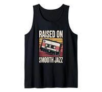Raised On Smooth Jazz Retro Cassette Music Tank Top