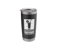 Raised on Sweet Tea and Jesus Stainless Steel Insulated Tumbler