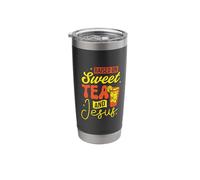 Raised on Sweet Tea and Jesus Stainless Steel Insulated Tumbler