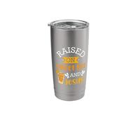 Raised on Sweet Tea and Jesus Stainless Steel Insulated Tumbler