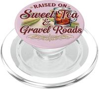 Raised on Sweet Tea & Gravel Roads Country apparel PopSockets PopGrip for MagSafe