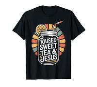 Raised On Sweet Tea & Jesus - Southern Pride Iced Tea T-Shirt