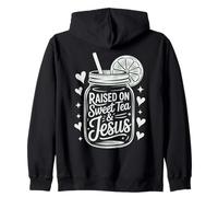 Raised on Sweet Tea & Jesus Zip Hoodie