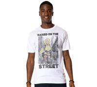 Raised On The Streets T-Shirt Sesame Street White S