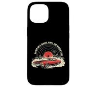 Raised on Vinyl and V8s Classic 67 Chevelle Lover Design Case for iPhone 15