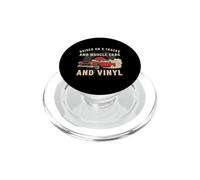 Raised on Vinyl and V8s Classic 67 Muscle Lover Design PopSockets PopGrip for MagSafe