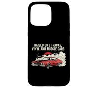 Raised on Vinyl and V8s Classic 70 Chevelle Lover Design Case for iPhone 15 Pro Max