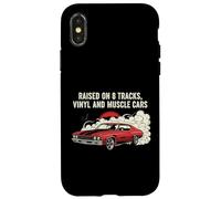 Raised on Vinyl and V8s Classic 70 Chevelle Lover Design Case for iPhone X/XS