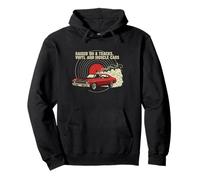 Raised on Vinyl and V8s Classic 70 Nova Lover Design Pullover Hoodie