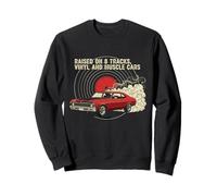 Raised on Vinyl and V8s Classic 70 Nova Lover Design Sweatshirt