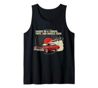 Raised on Vinyl and V8s Classic 70 Nova Lover Design Tank Top