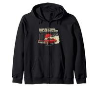 Raised on Vinyl and V8s Classic 70 Nova Lover Design Zip Hoodie