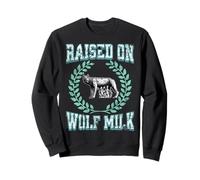 'Raised on Wolf Milk' s Roman Mythology s Romulus & Remus Sweatshirt