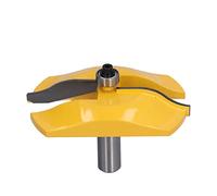 Raised Panel Router Bit with Roman Ogee Cove Profile, 1/2in Shank Carbide Wood Milling Cutter for Woodworking Door Making, CNC and Electric Trimming Machines (3-1/2 inches)