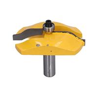 Raised Panel Router Bit with Roman Ogee Cove Profile, 1/2in Shank Carbide Wood Milling Cutter for Woodworking Door Making, CNC and Electric Trimming Machines (3in)