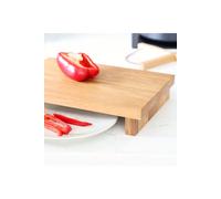 Raised Solid Oak Chopping Board 30cm x 25cm MijMoj Design Light Oak One Size