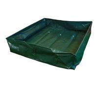 Raised Square Grow Bag - Non-Permanent Garden Vegetable Patch Planter For Growing Veg, Fruit, Herbs & Flowers - H25 X W97 X D97Cm