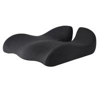 Raised Tail & Wide U-Shaped Memory Foam Office Chair Cushion for Hip & Coccyx Pain Relief During Long Sitting -Bucket Shape Seat Cushion for Office Chair, Car Seat, Desk Chair, Wheelchair (Large,Gray)
