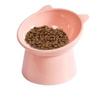 Raised Tilted Cat Food Bowl, Tilted Elevated Cat Food Bowl, Anti Vomiting Slanted Cat Feeding Bowls, Cute Shallow Cat Bowl Whisker Friendly, Slanted Bowls for Dogs Cats Kittens, Cat Dog Feeder Bowl
