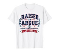 Raised to Argue Law Student Gift Future Lawyer L1 Value Graphic T-Shirt