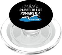 Raised To Life Romans 6:4 Baptism Christian PopSockets PopGrip for MagSafe