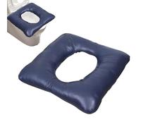 Raised Toilet Seat - 42x42x8cm Anti Slip Riser Cushion, Comfortable Bathroom Support Pad, Padded Cushion with Waterproof PU Leather Cover and Thickened Soft Filling | Comfort Aid for Women Men