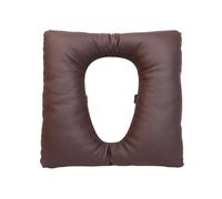 Raised Toilet Seat for the Elderly, Covered in Waterproof Synthetic Leather - High Strength Booster Cushion for Elderly - for Women, Men, Pregnant Women, Third Age, Bathroom Cas