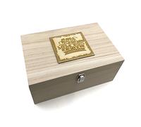 Raised Words Large Wooden Making Memories Keepsake Box