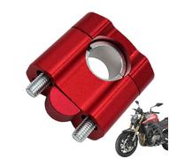 Raisers for the handlebars of motorcycles, aluminium alloy replacement clamp, handlebar clamp raisers, for ATV, off-road motorcycle, touring, driving, commuting