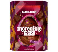 Raisin & Biscuit Incredible Egg 388g "Indulgence in every bite, a moment of pure decadence" For All Occasions Birthday,Christmas,Easter,New Year