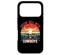Raisin' Hell With The Hippies And Cowboys Shirt Western Case for iPhone 17 Pro