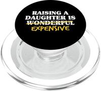 Raising A Daughter Is Wonderful Dad Daughter Father PopSockets PopGrip for MagSafe