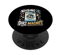 Raising A Dirt Magnet Baseball Mom PopSockets Adhesive PopGrip