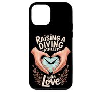 Raising A Diving Athlete With Love Proud Swim Mom Dad Case for iPhone 12 mini