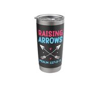 Raising Arrows - Christ Christian Psalm Bible Verses Stainless Steel Insulated Tumbler