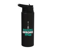 Raising Arrows - Christ Christian Psalm Bible Verses Stainless Steel Insulated Water Bottle