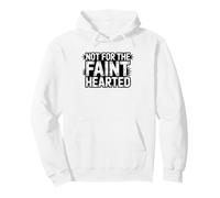 Raising Boys Not Faint Heart Boy Mom Humor Strong Pullover Hoodie