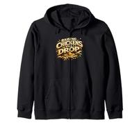 Raising Chicken Till I Drop Hen Lover Backyard Flock Gift Zip Hoodie