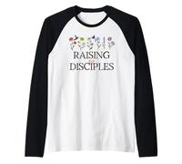Raising Disciples Blessed Mom Christian Bible Proverbs 22:6 Raglan Baseball Tee
