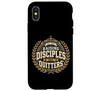 Raising Disciples Not Quitters Christian Mom Faith Case for iPhone X/XS