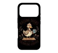 Raising Ducks And Drinking Coffee Farmer Humor Case for iPhone 17 Pro