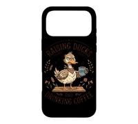 Raising Ducks And Drinking Coffee Farmer Humor Case for iPhone 17 Pro Max