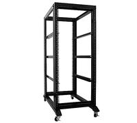 Raising Electronics Server Rack Open Frame Rack 4 Post 19 inch Adjustable Server/Audio Rack Cold Rolled Steel(27U,31 Depth)