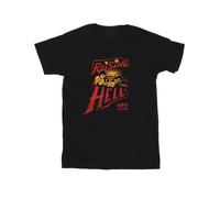 Raising Hell Cotton T-Shirt Stranger Things Black S