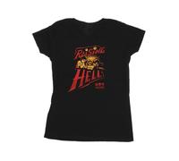 Raising Hell Cotton T-Shirt Stranger Things Black XXL
